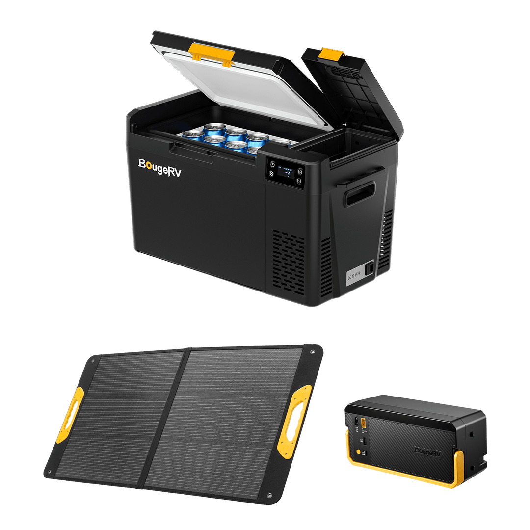 BougeRV Nouveau CRX3 22 L Réfrigérateur électrique portable 12 V