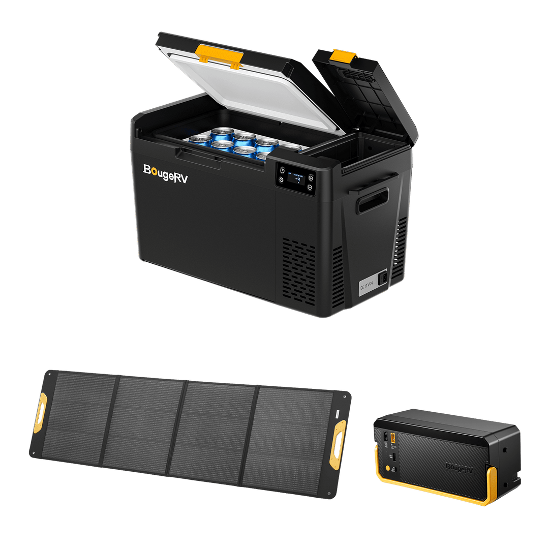 BougeRV Nouveau CRX3 22 L Réfrigérateur électrique portable 12 V