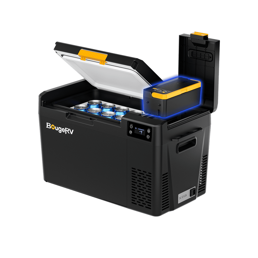 BougeRV Nouveau CRX3 22 L Réfrigérateur électrique portable 12 V