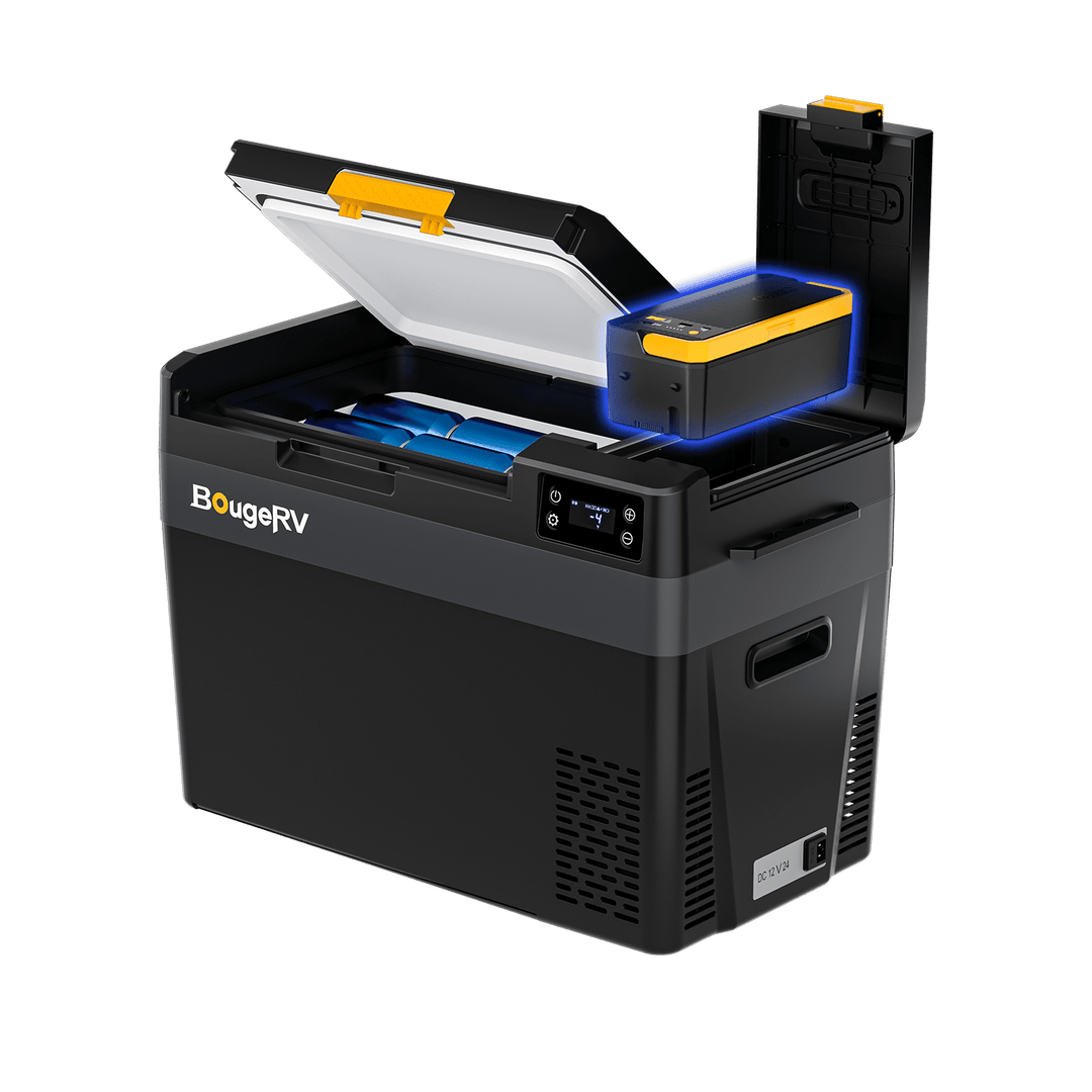 BougeRV Nouveau CRX3 28 L Réfrigérateur électrique portable 12 V