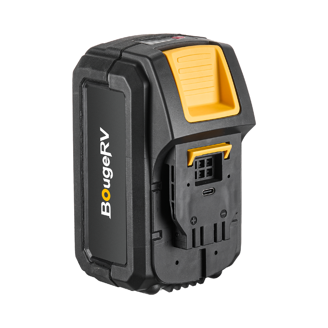 Ventilateur d'extérieur portable sans fil F02 pour chantier, avec batterie de 144 Wh