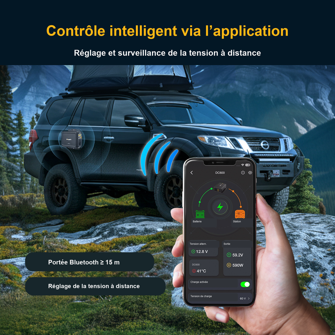 BougeRV DC600 Chargeur d'Alternateur