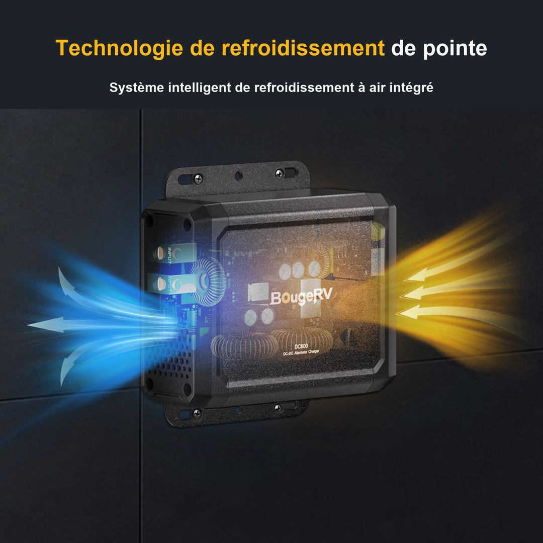 BougeRV DC600 Chargeur d'Alternateur