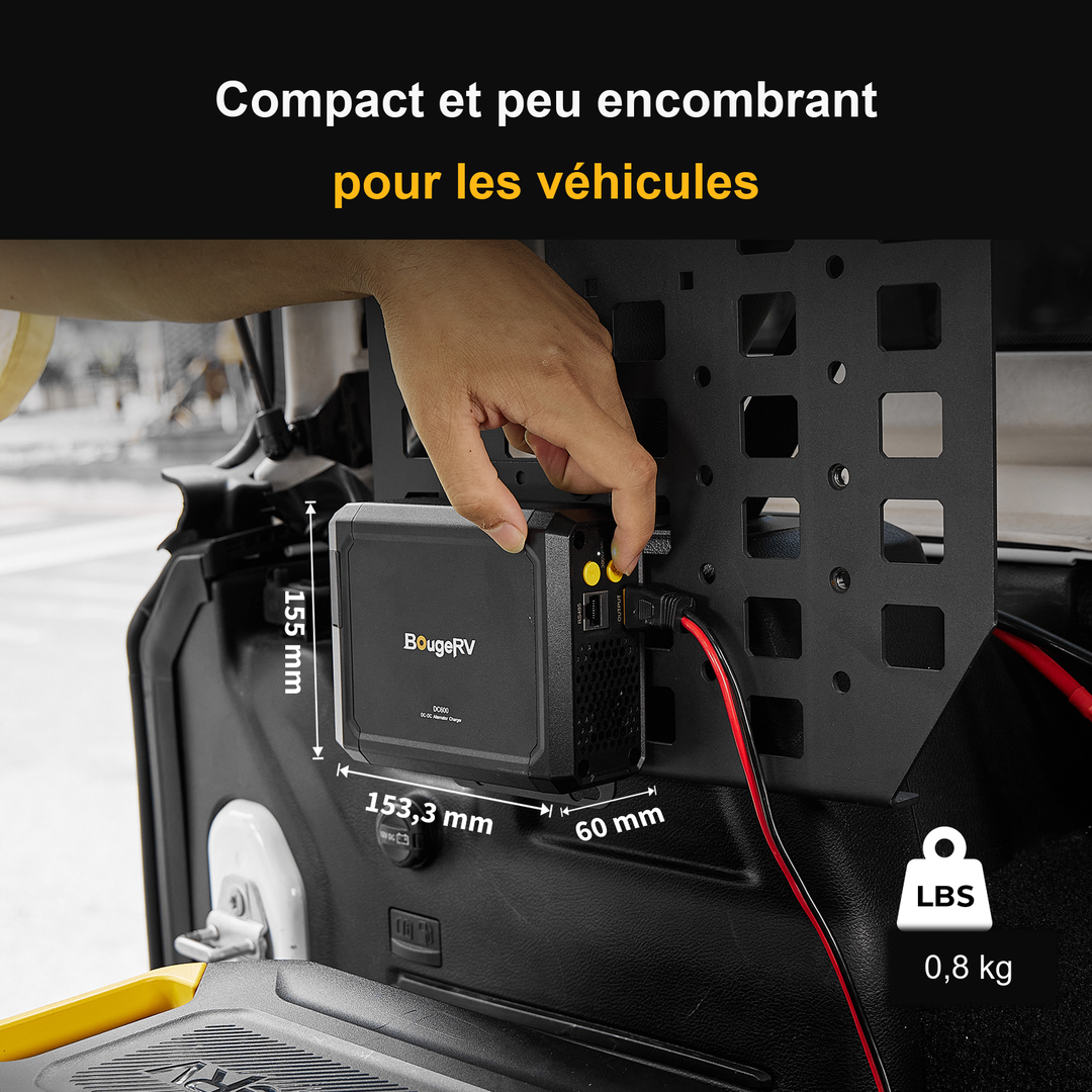 BougeRV DC600 Chargeur d'Alternateur