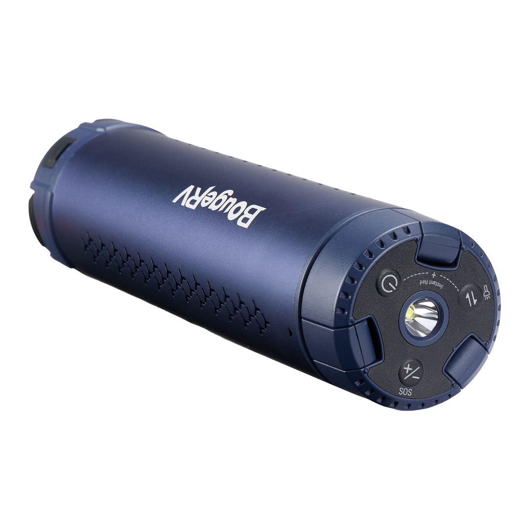 BougeRV Nouveau T1 Lampe de Camping Télescopique Portable (Bleu)