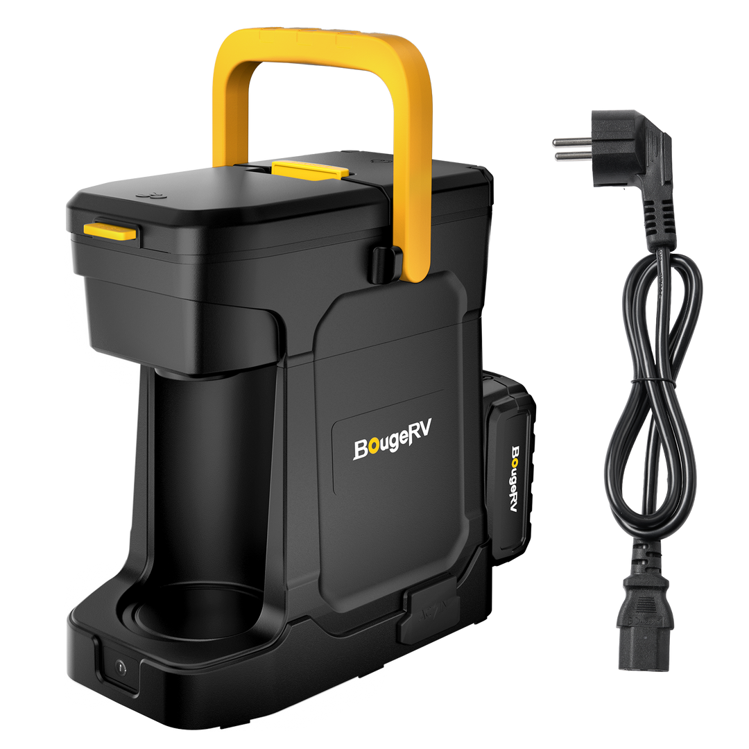 BougeRV Machine à café mobile avec batterie 144 Wh