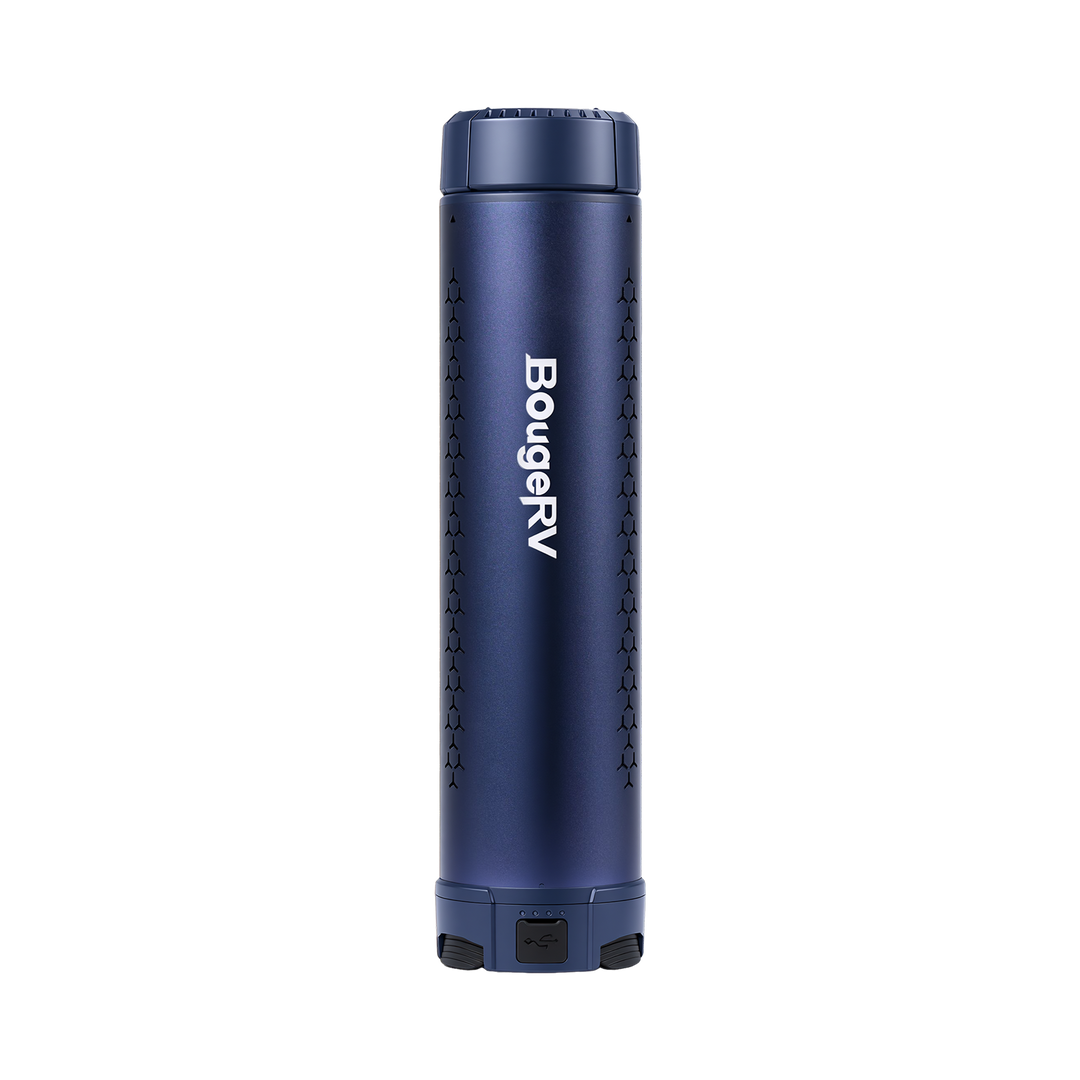 BougeRV Nouveau T1 Lampe de Camping Télescopique Portable (Bleu)