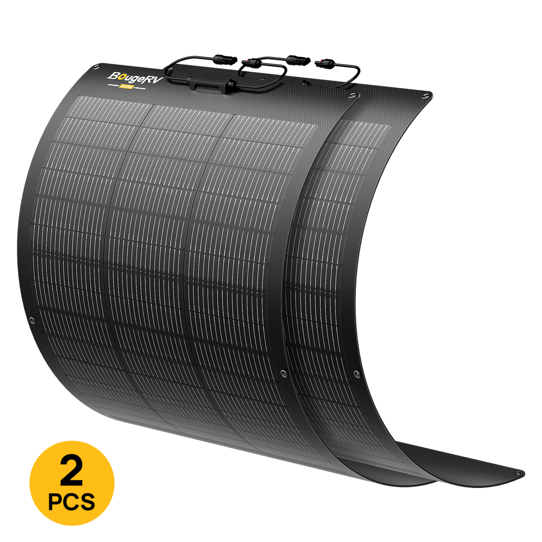 BougeRV Arch Pro 100W N-Type TOPCon panneau solaire flexible (compatible 12/24V)