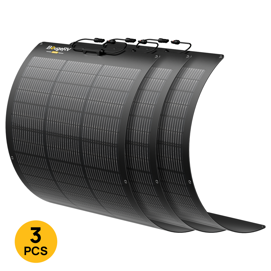 BougeRV Arch Pro 100W N-Type TOPCon panneau solaire flexible (compatible 12/24V)