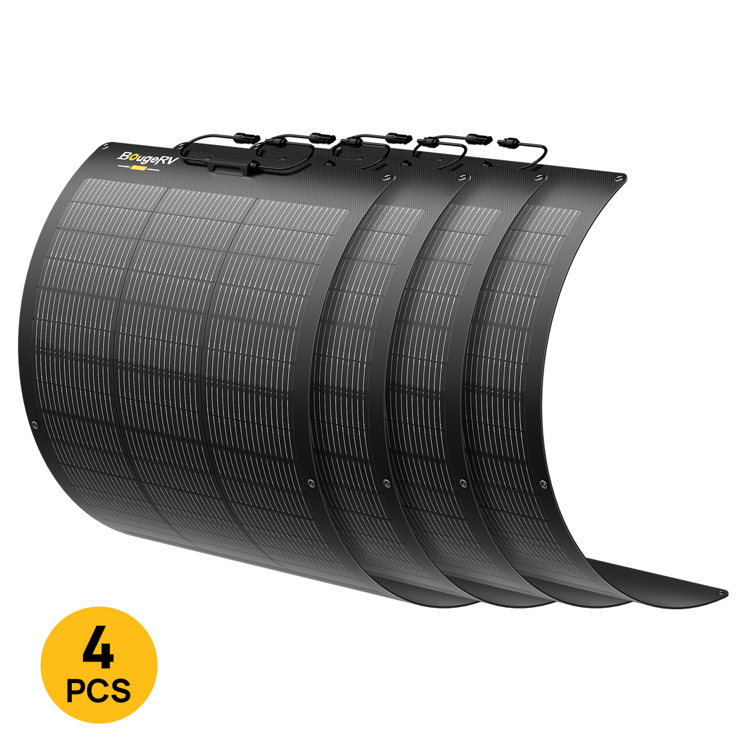 BougeRV Arch Pro 100W N-Type TOPCon panneau solaire flexible (compatible 12/24V)