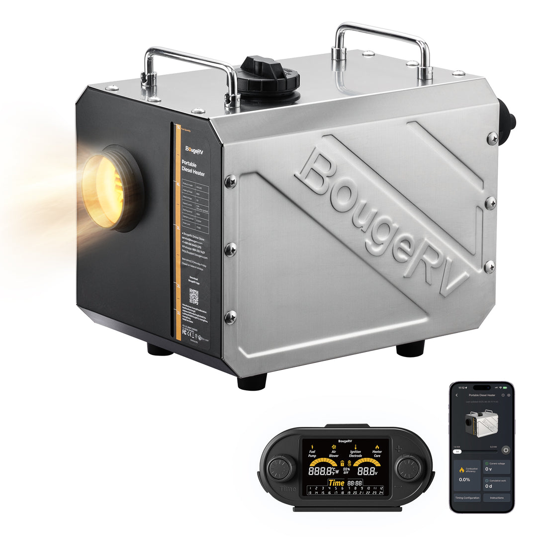 BougeRV 5 kW Chauffage extérieur portable au diesel