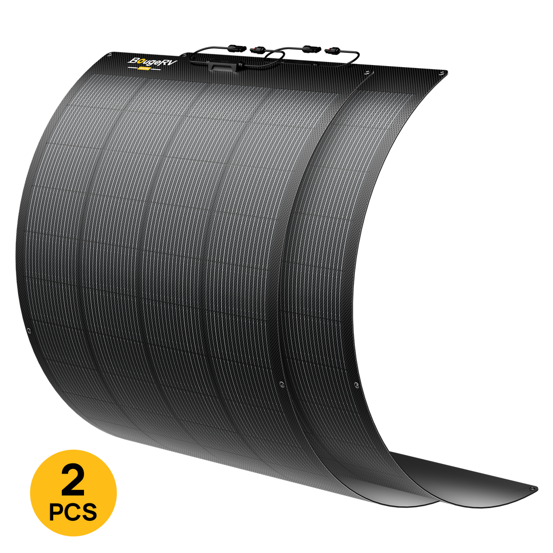 BougeRV Arch Pro 200W N-Type TOPCon panneau solaire flexible (compatible 12/24V)