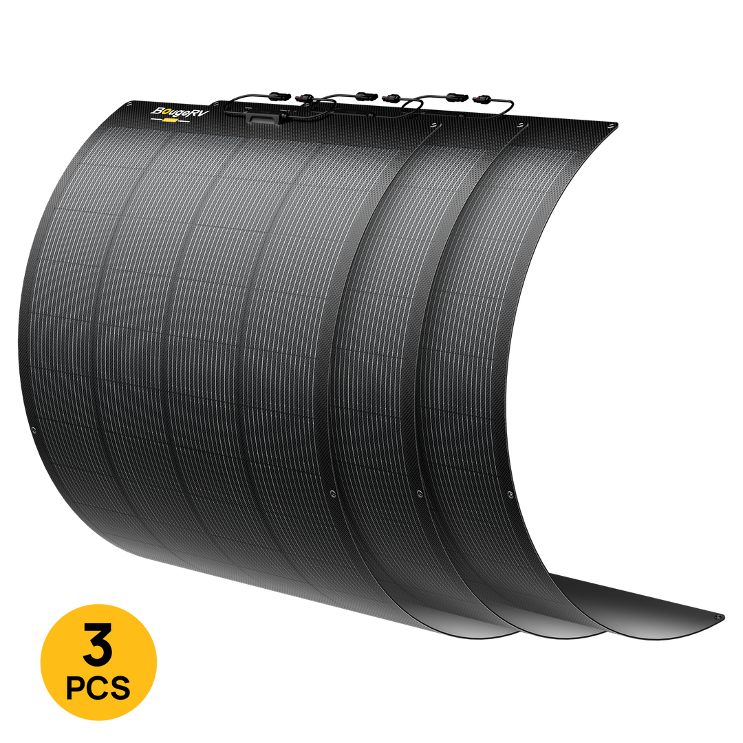 BougeRV Arch Pro 200W N-Type TOPCon panneau solaire flexible (compatible 12/24V)