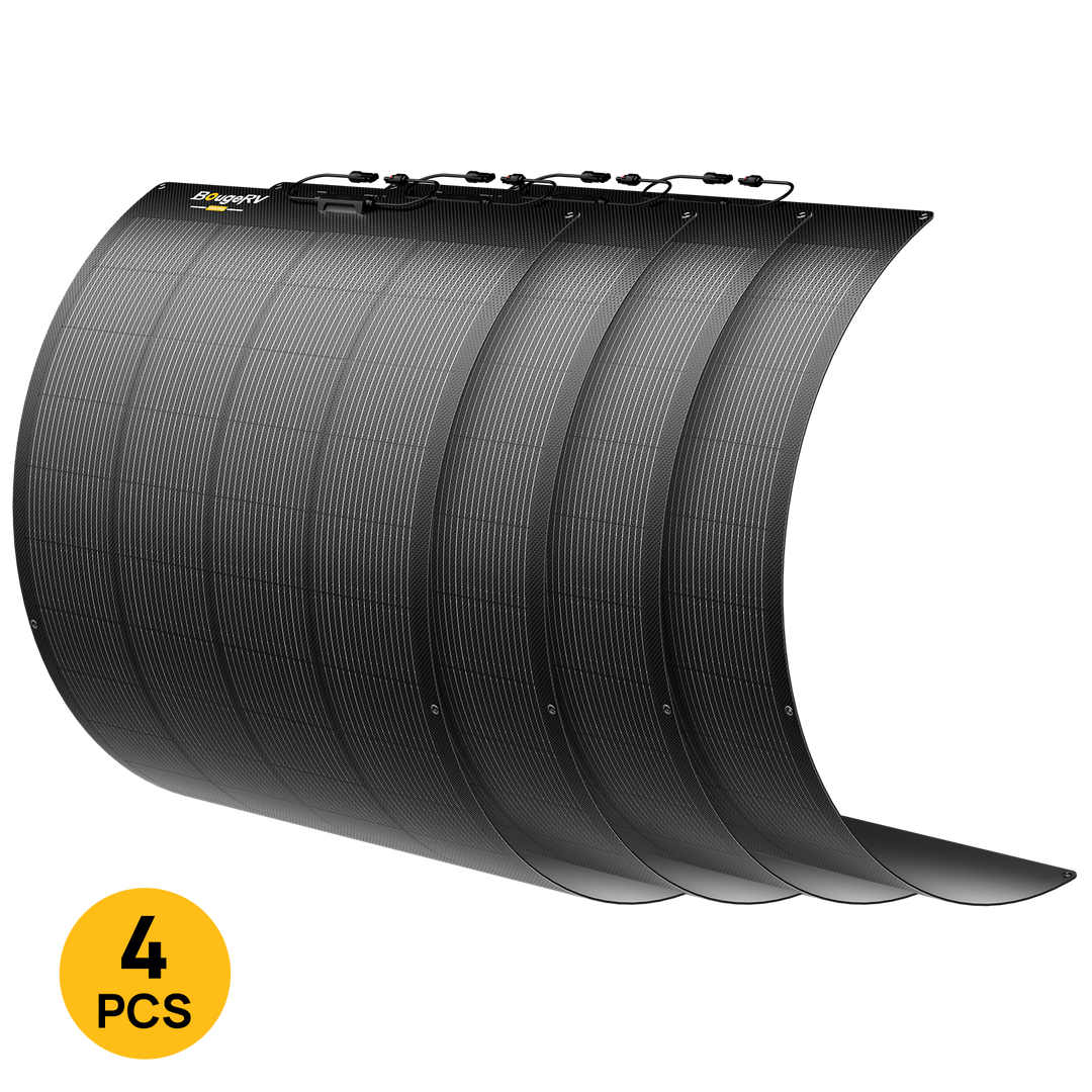 BougeRV Arch Pro 200W N-Type TOPCon panneau solaire flexible (compatible 12/24V)
