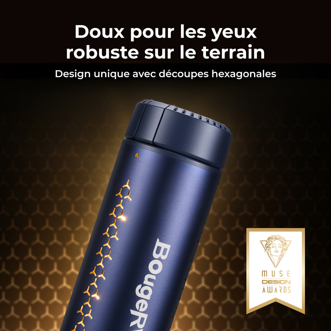 BougeRV Nouveau T1 Lampe de Camping Télescopique Portable (Bleu)
