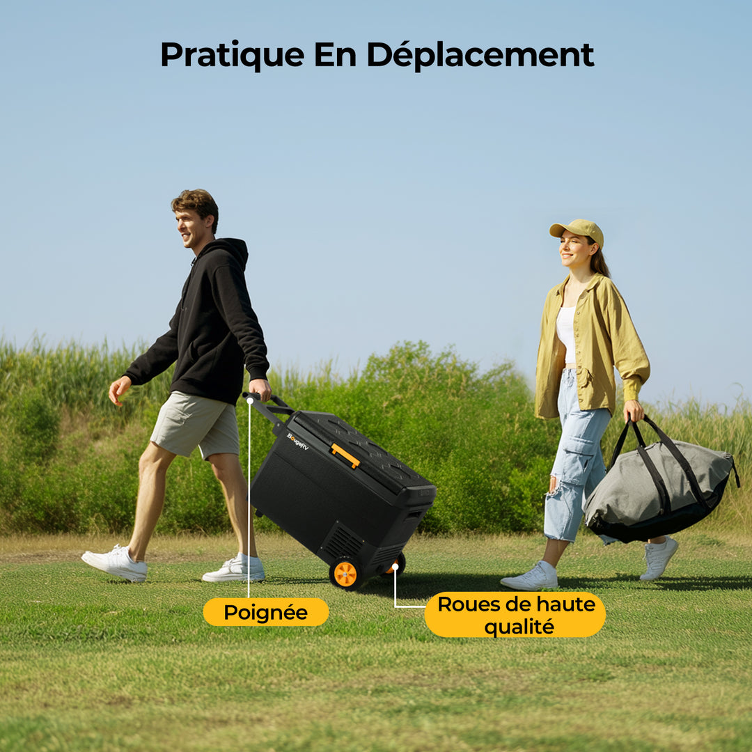 BougeRV CRS 50L glacière portable pour voiture