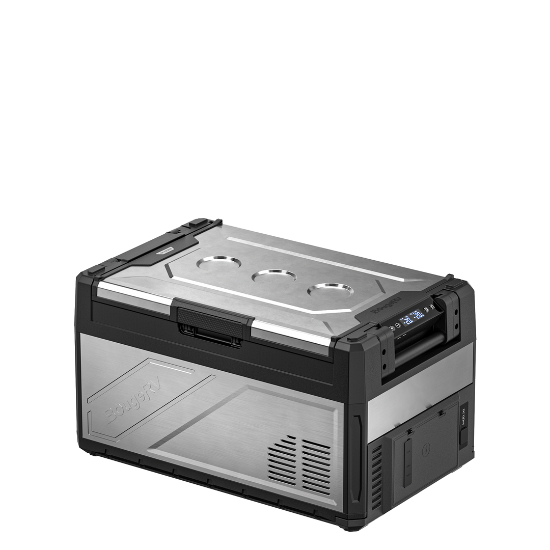 BougeRV Nouveau Rocky V3.0 39 L Réfrigérateur de voiture 12 V à deux zones