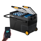 BougeRV Nouveau CRD2 V2.0 Réfrigérateur portable 12 V à deux zones de 49 litres