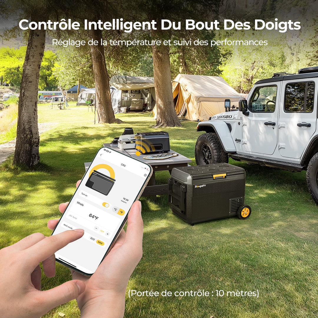 BougeRV CRS 50L glacière portable pour voiture