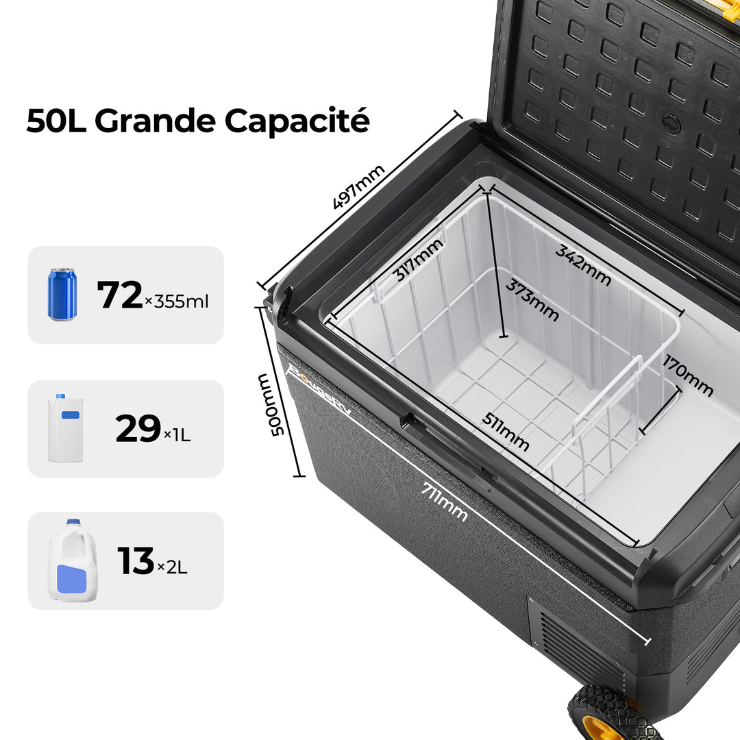 BougeRV CRS 50L glacière portable pour voiture