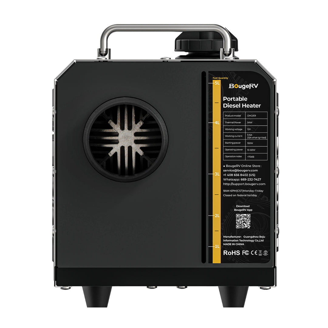 BougeRV 5 kW Chauffage extérieur portable au diesel