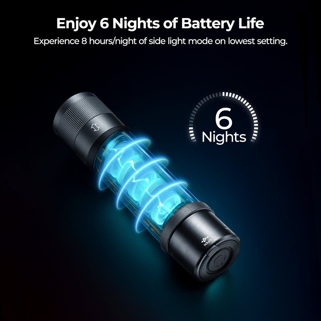 BougeRV AL01 Lampe torche de camping réglable Éclairage de secours extérieur