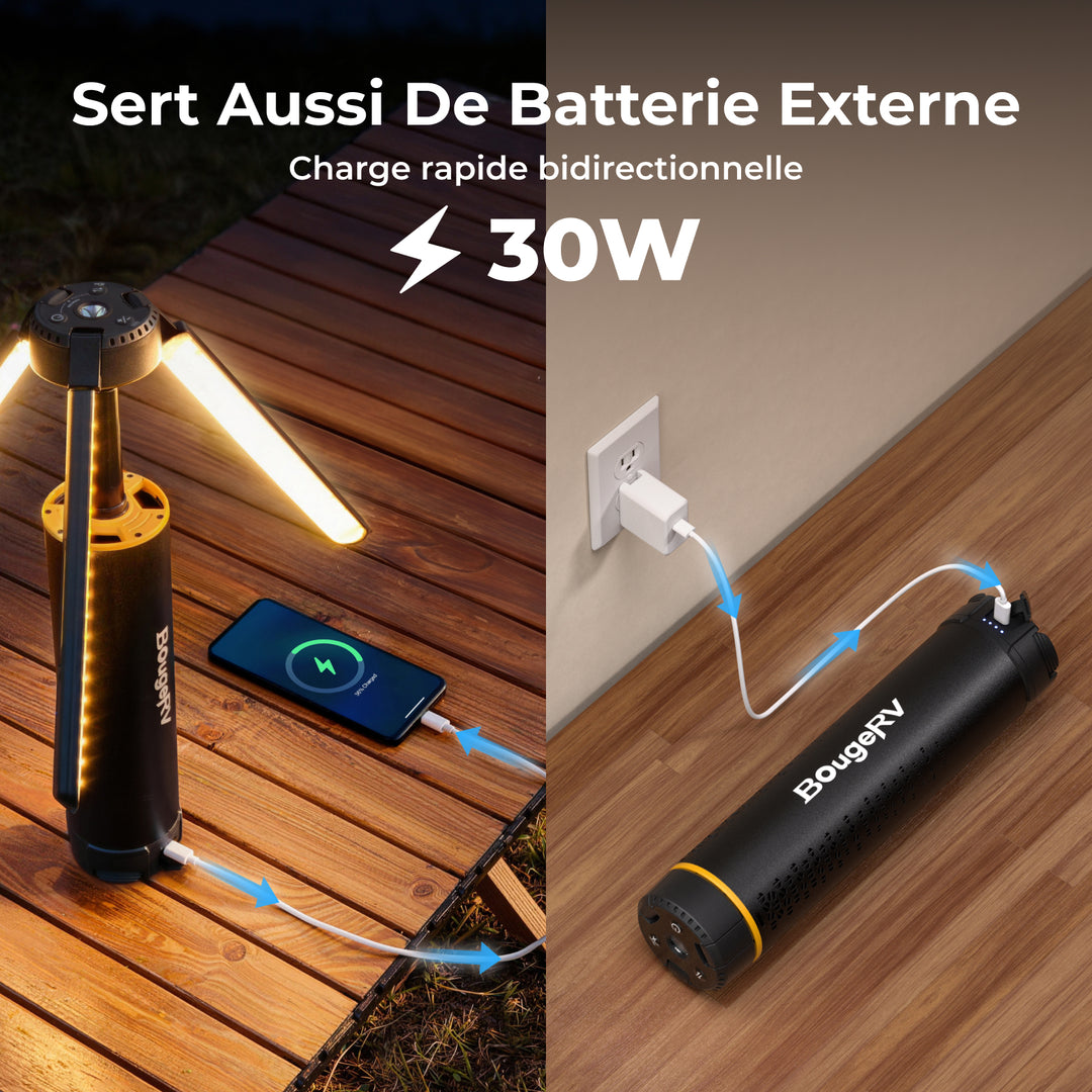 BougeRV Nouvelle T1 lampe de camping