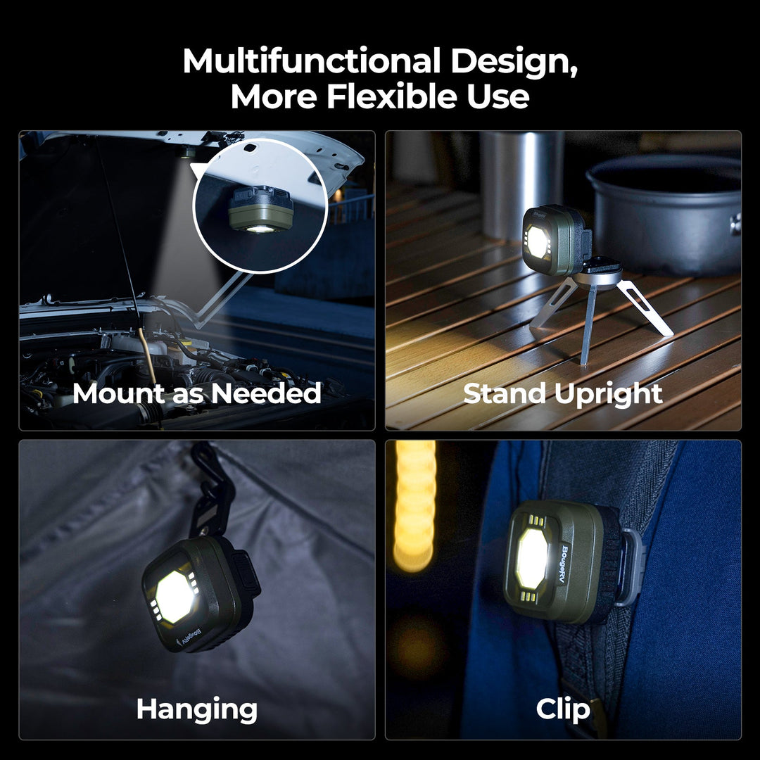 BougeRV AL05 Lampe frontale rechargeable, lampe frontale super lumineuse