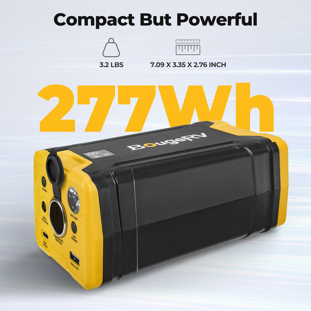 BougeRV 277Wh Station d'alimentation portable