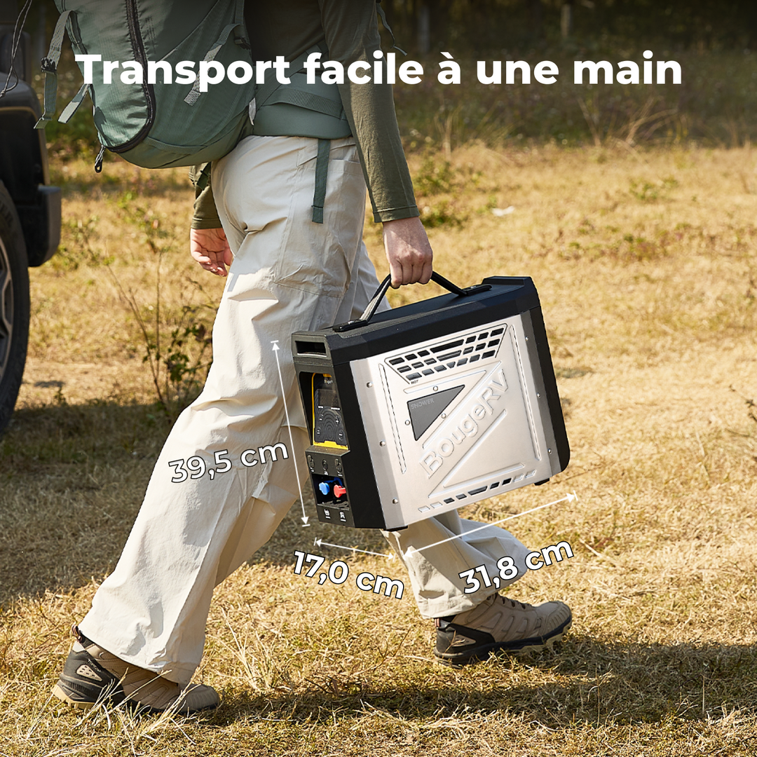 Nouveau chauffe-eau de camping portable au propane