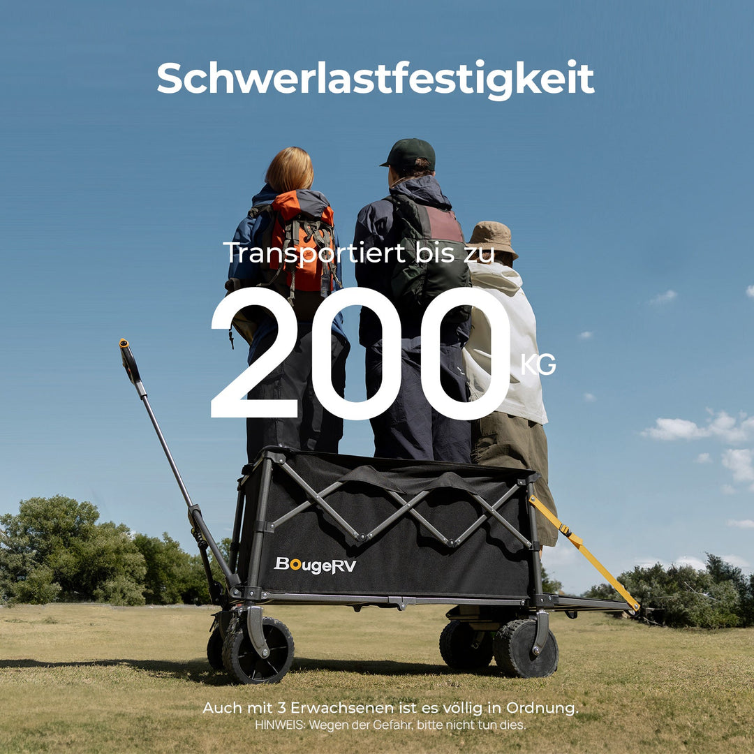 BougeRV chariot électrique pour le camping, chariot pliable