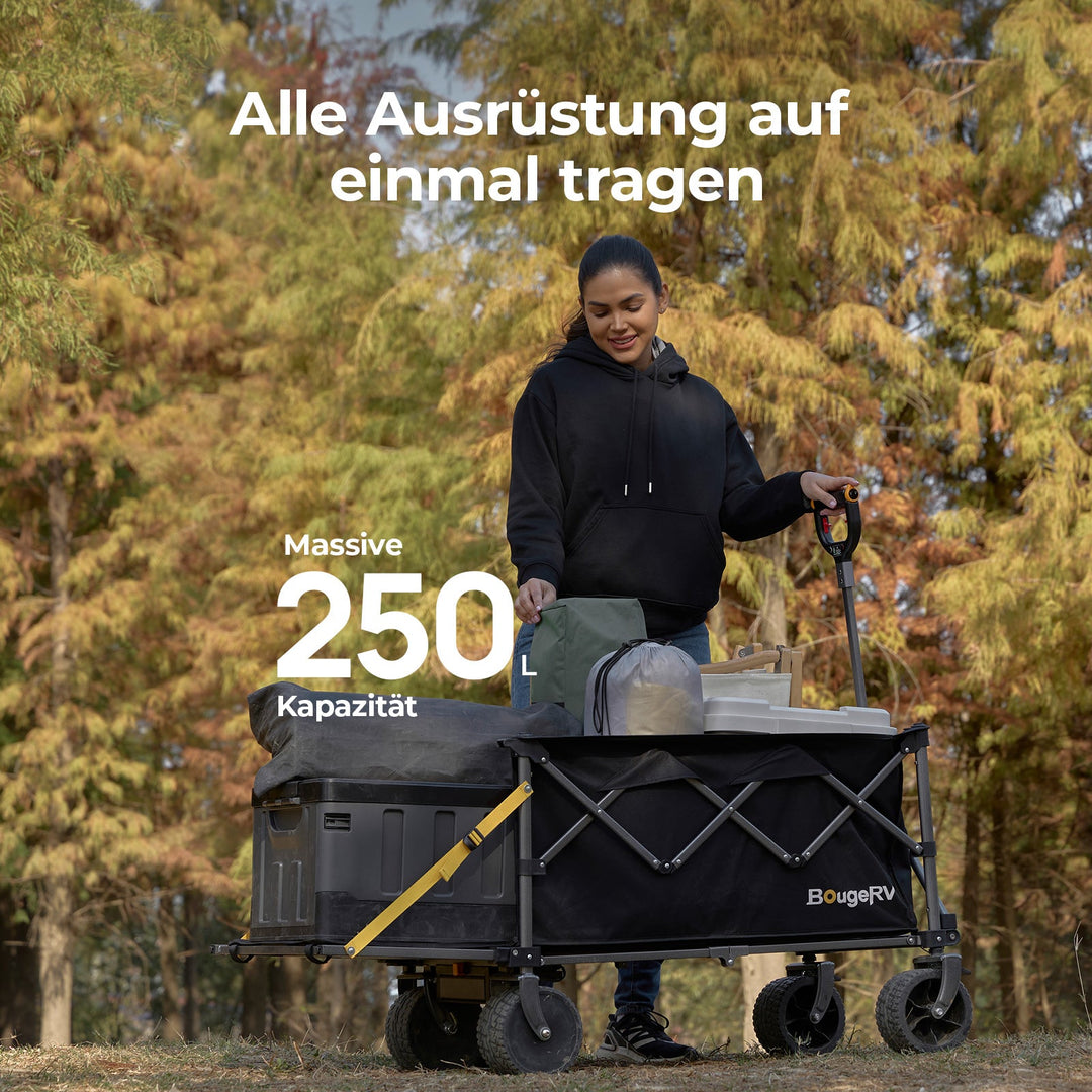 BougeRV chariot électrique pour le camping, chariot pliable