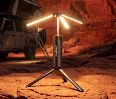 BougeRV Nouvelle T1 lampe de camping télescopique portable