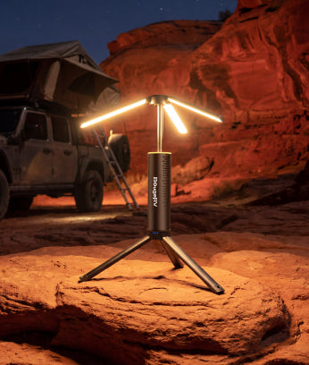 BougeRV Nouvelle T1 lampe de camping télescopique portable