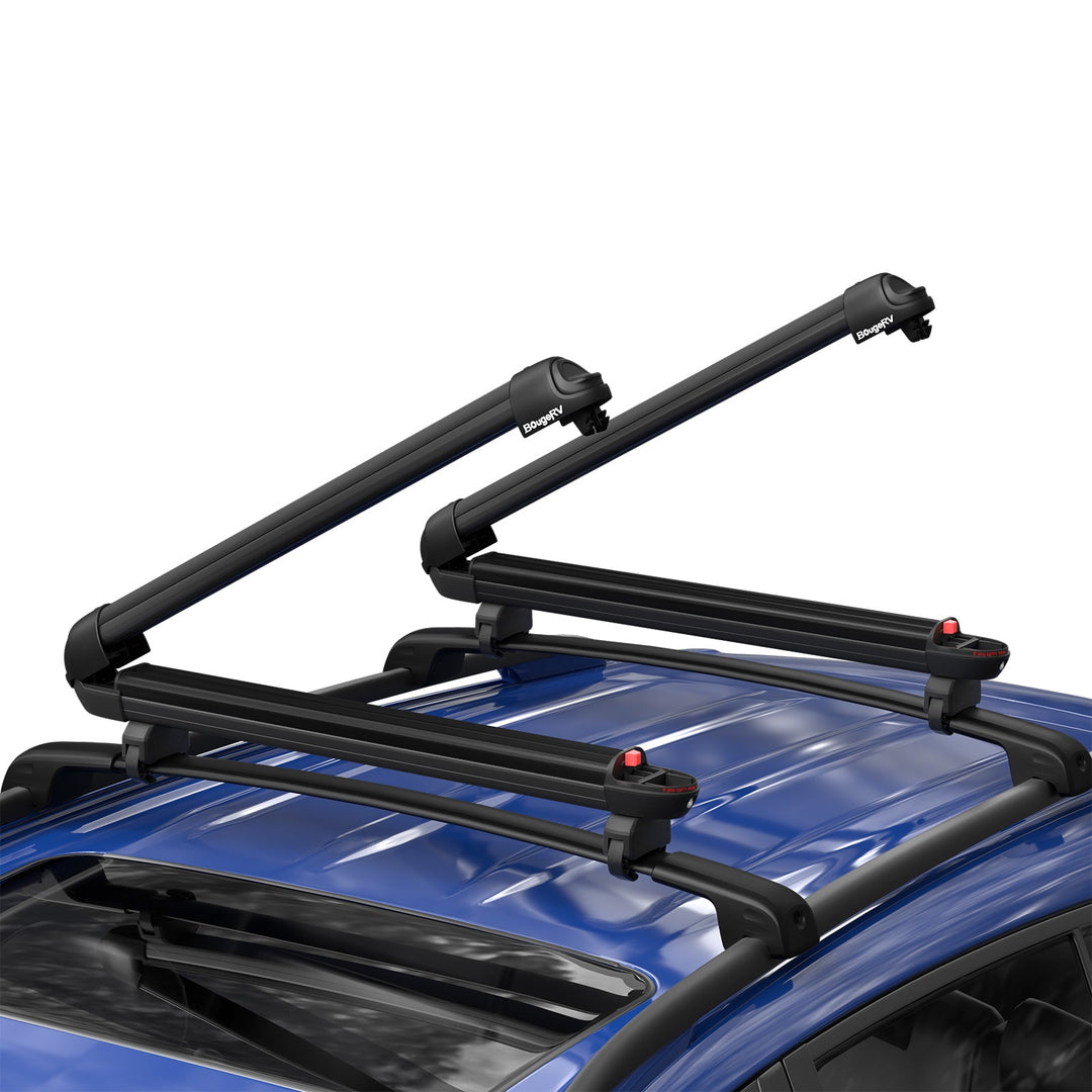 BougeRV Supports à skis et snowboards verrouillables, extension avec fonction coulissante