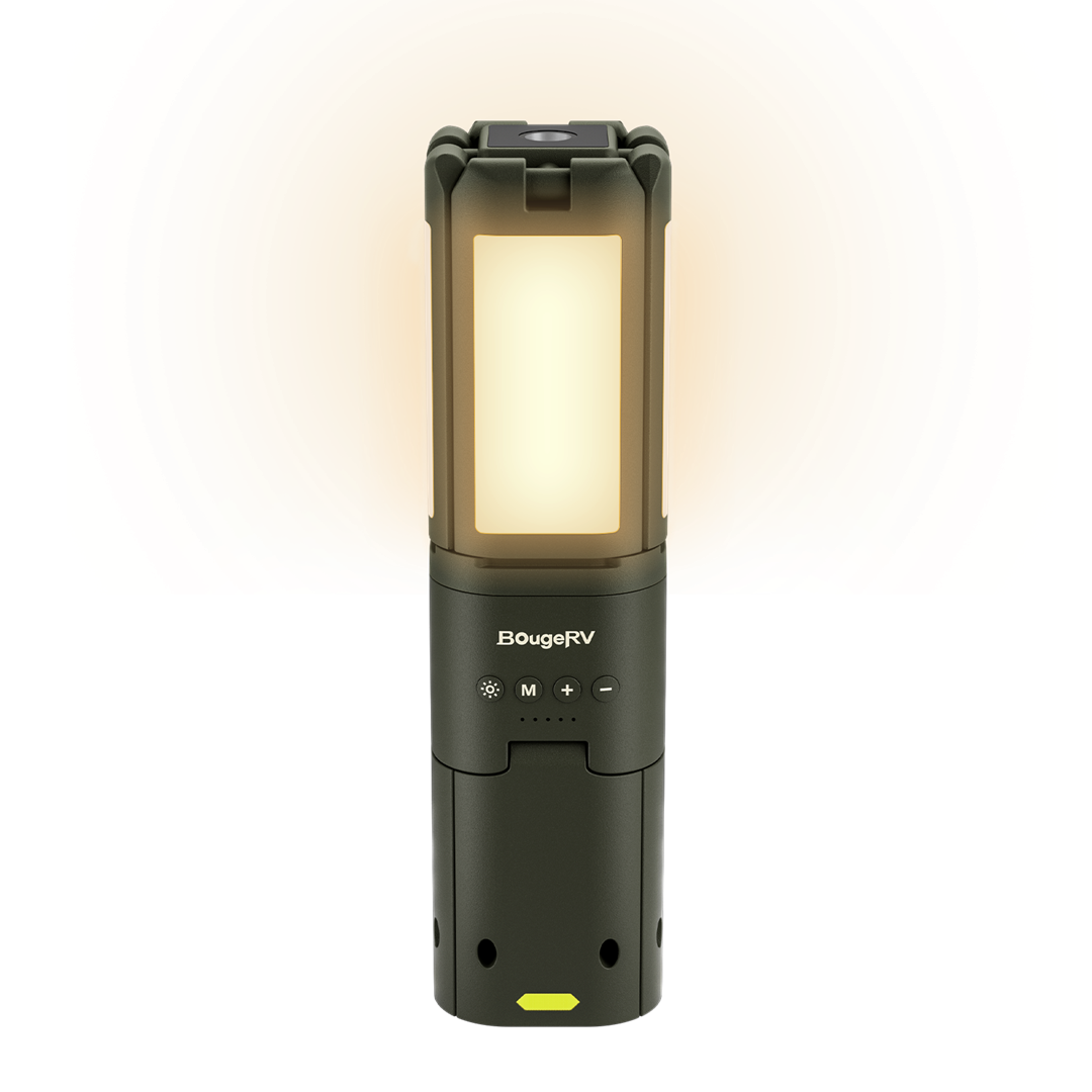 BougeRV Lampe de camping portable d'extérieur pliable