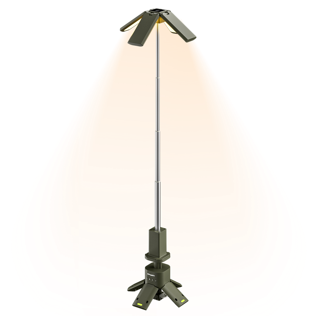 BougeRV Lampe de camping portable d'extérieur pliable