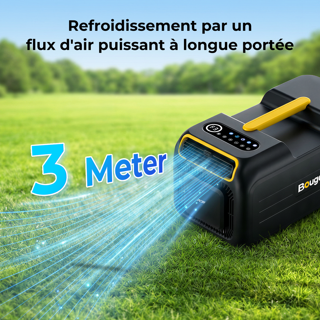 Nouveau climatiseur portable BougeRV PC35 de 1,0 kW (3500 BTU)