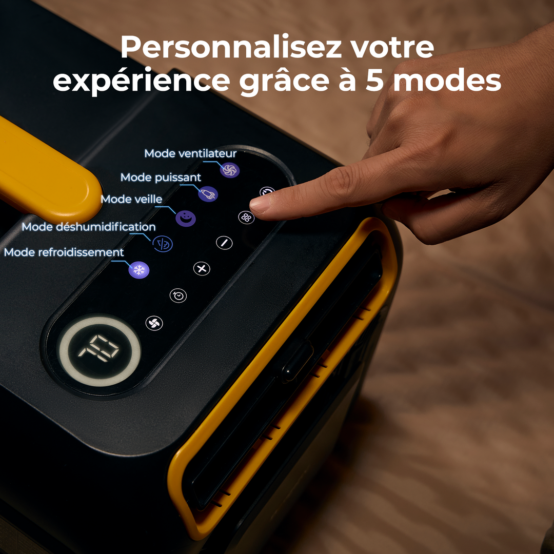 Nouveau climatiseur portable BougeRV PC35 de 1,0 kW (3500 BTU)