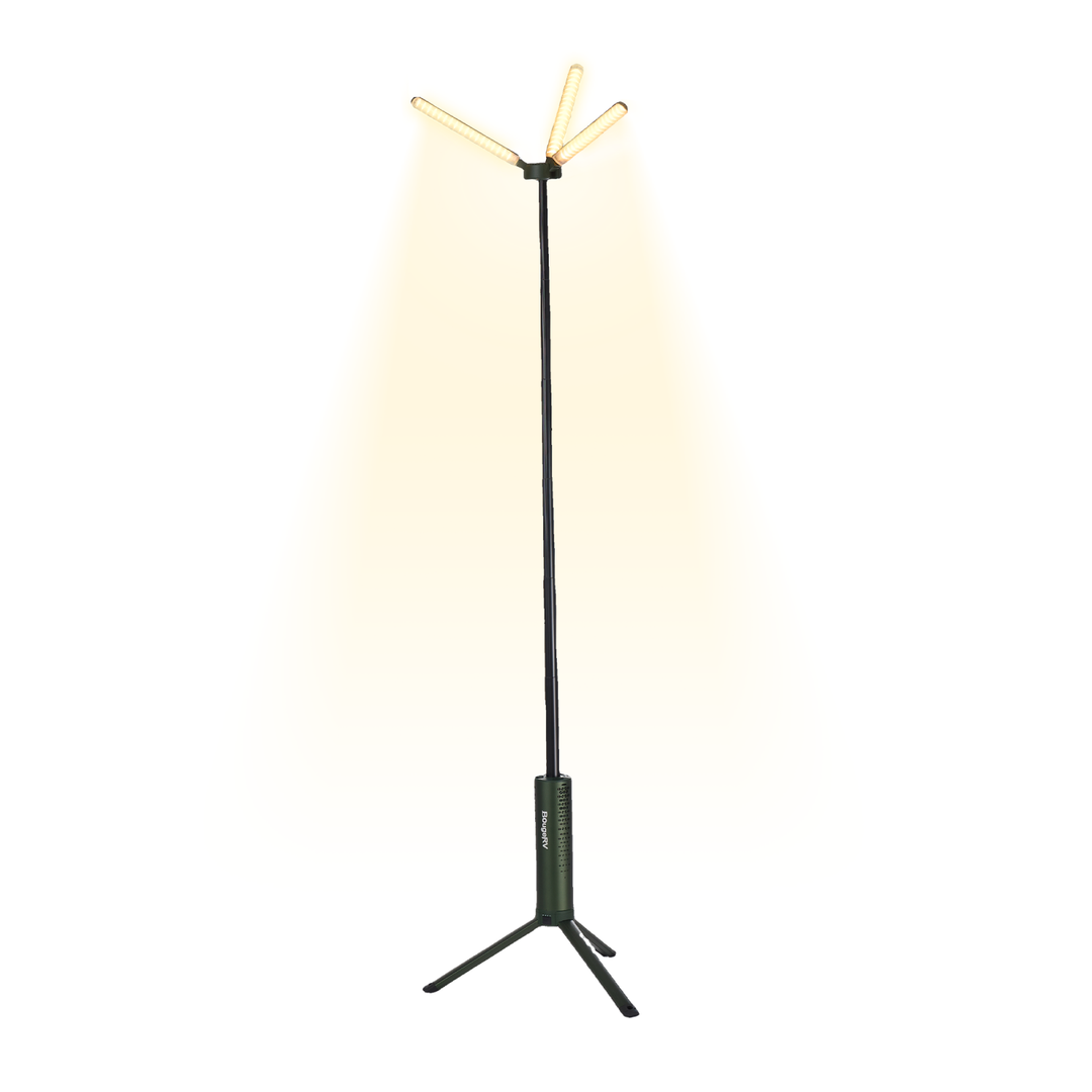 BougeRV Nouveau T1 Lampe de Camping Télescopique Portable (Vert)