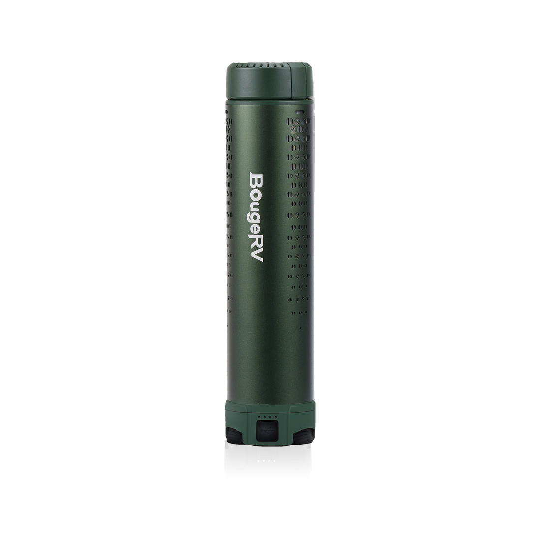BougeRV Nouveau T1 Lampe de Camping Télescopique Portable (Vert)