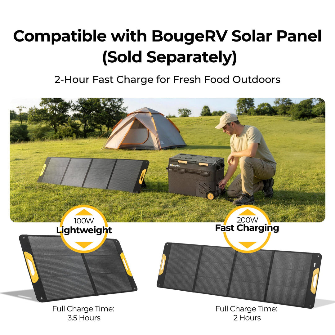 BougeRV New 240Wh Detachable Battery for CRH20/CRD2 V2.0/ROCKY V3.0 Portable Fridges