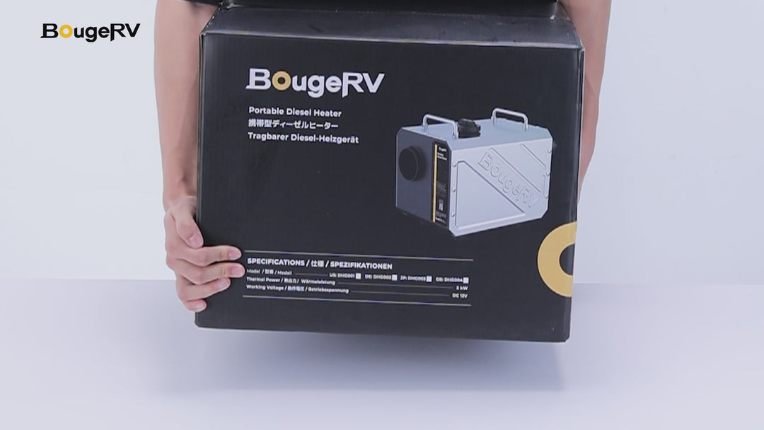 BougeRV 5 kW Chauffage extérieur portable au diesel
